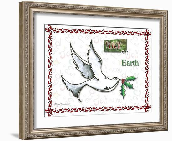 Dove Peace on Earth-Megan Aroon Duncanson-Framed Giclee Print