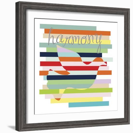 Dove Rainbow-Erin Clark-Framed Giclee Print