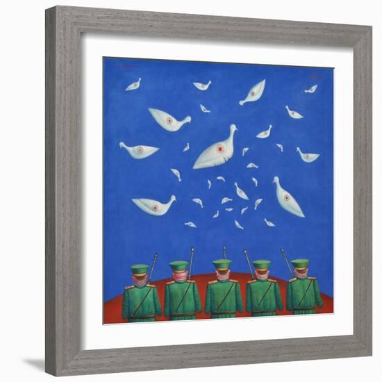 Dove Shooters II, 1999-Tamas Galambos-Framed Giclee Print