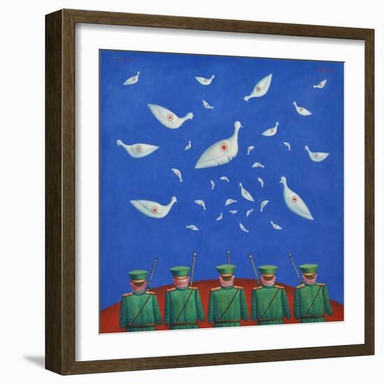 Dove Shooters II, 1999-Tamas Galambos-Framed Giclee Print