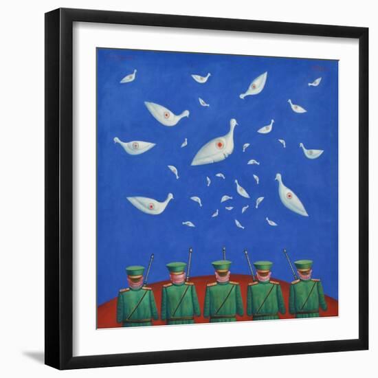 Dove Shooters II, 1999-Tamas Galambos-Framed Giclee Print