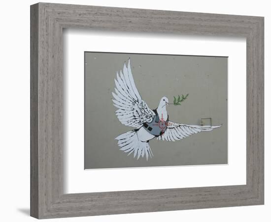 Dove-Banksy-Framed Giclee Print