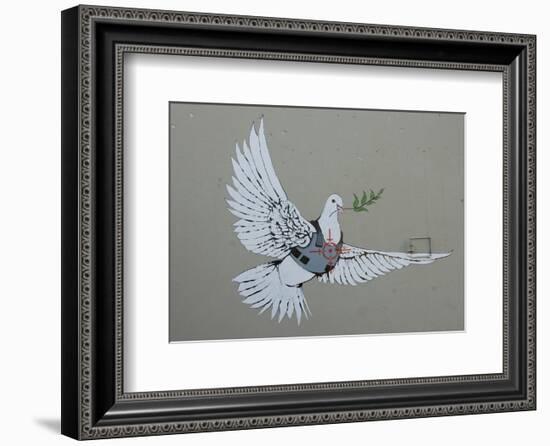 Dove-Banksy-Framed Giclee Print