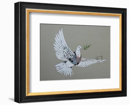 Dove-Banksy-Framed Giclee Print