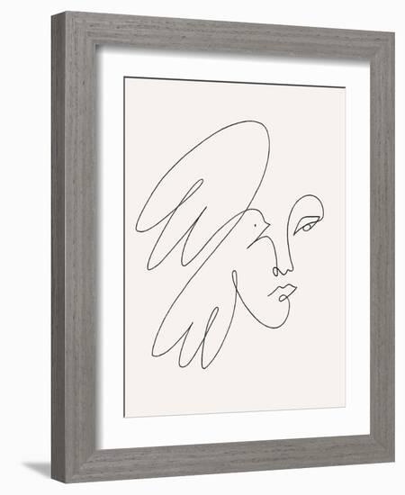 Dove-Kit Agar-Framed Photographic Print