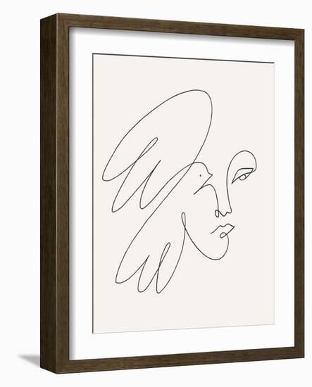 Dove-Kit Agar-Framed Photographic Print