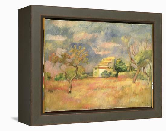 Dovecote at Bellevue (Oil on Canvas)-Pierre Auguste Renoir-Framed Premier Image Canvas