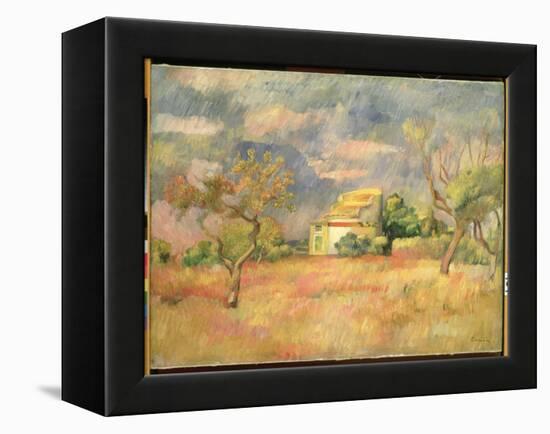 Dovecote at Bellevue (Oil on Canvas)-Pierre Auguste Renoir-Framed Premier Image Canvas