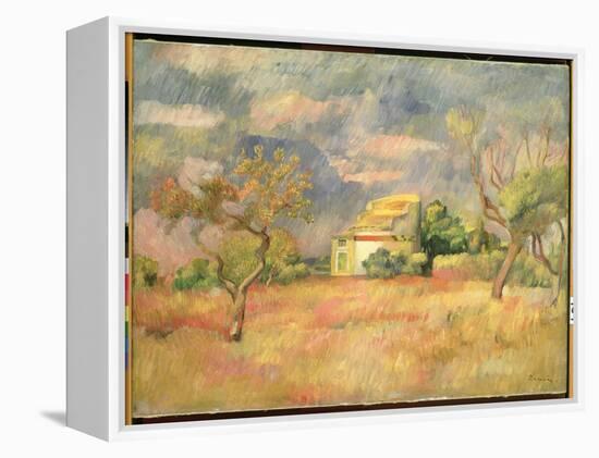 Dovecote at Bellevue (Oil on Canvas)-Pierre Auguste Renoir-Framed Premier Image Canvas