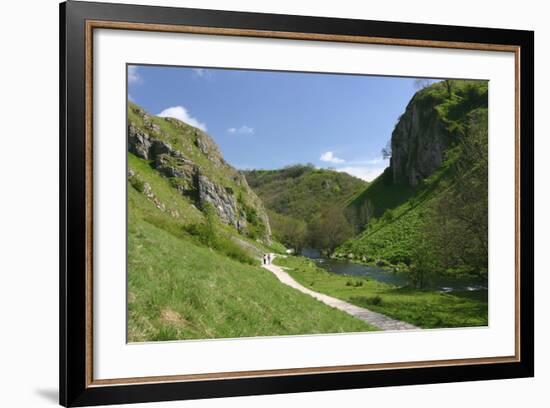 Dovedale, Derbyshire-Peter Thompson-Framed Photographic Print