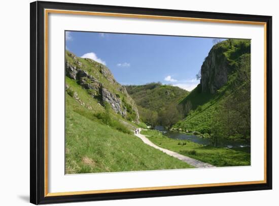 Dovedale, Derbyshire-Peter Thompson-Framed Photographic Print