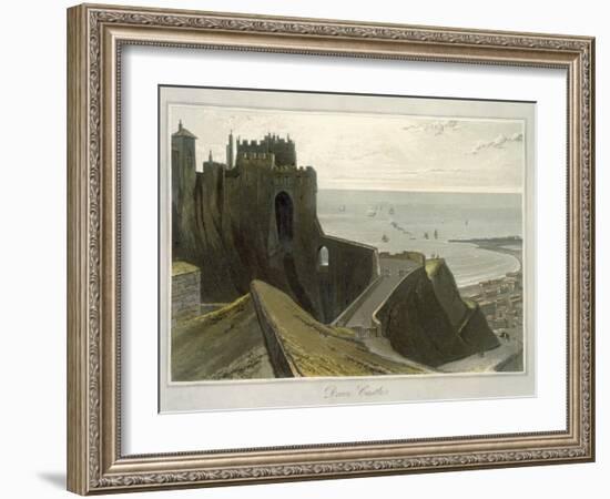 Dover Castle, c.1823-Thomas & William Daniell-Framed Giclee Print