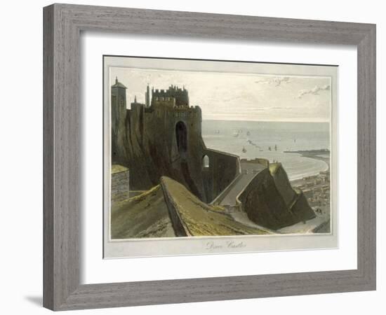 Dover Castle, c.1823-Thomas & William Daniell-Framed Giclee Print
