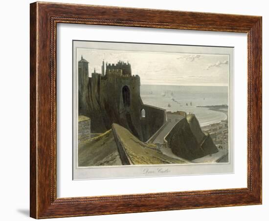 Dover Castle, c.1823-Thomas & William Daniell-Framed Giclee Print