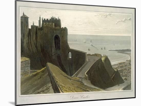 Dover Castle, c.1823-Thomas & William Daniell-Mounted Giclee Print