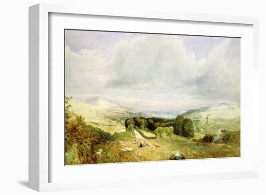 Dover from the Black Islands, 1846 watercolor-James Holland-Framed Giclee Print