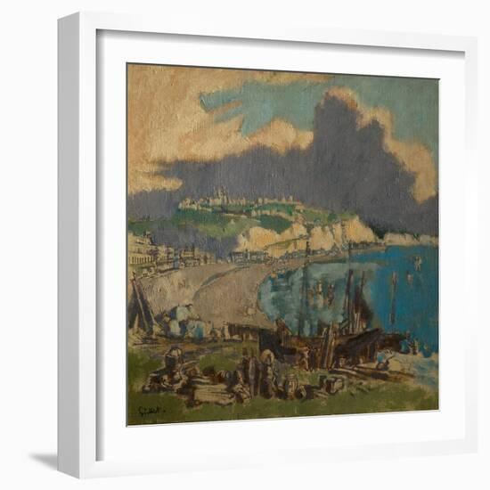 Dover, Kent (Oil on Canvas)-Walter Richard Sickert-Framed Giclee Print