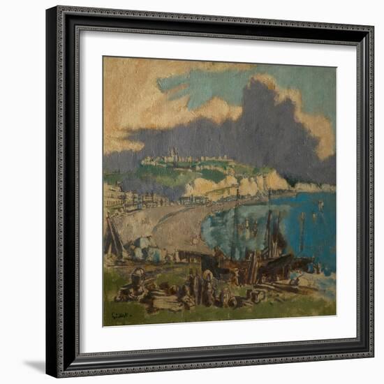 Dover, Kent (Oil on Canvas)-Walter Richard Sickert-Framed Giclee Print