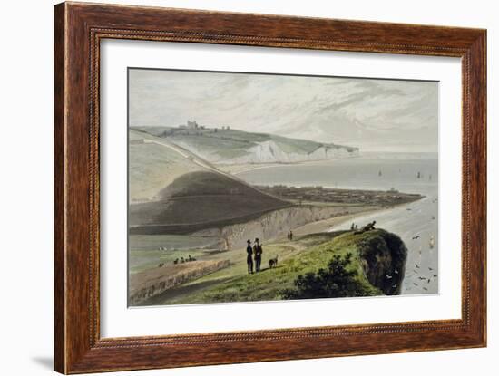 Dover, Shakespeare's Cliff, c.1829-Thomas & William Daniell-Framed Giclee Print