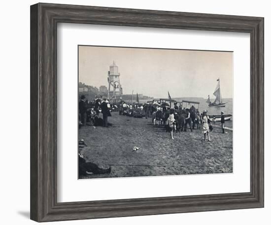 'Dovercourt - The Sands', 1895-Unknown-Framed Photographic Print