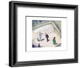 Dow Jonesing - Cartoon-John O'brien-Framed Premium Giclee Print