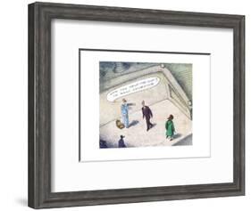 Dow Jonesing - Cartoon-John O'brien-Framed Premium Giclee Print