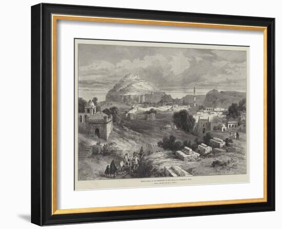 Dowlutabad, in the Territory of the Nizam of Hyderabad, India-William 'Crimea' Simpson-Framed Giclee Print