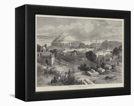Dowlutabad, in the Territory of the Nizam of Hyderabad, India-William 'Crimea' Simpson-Framed Premier Image Canvas