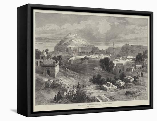 Dowlutabad, in the Territory of the Nizam of Hyderabad, India-William 'Crimea' Simpson-Framed Premier Image Canvas