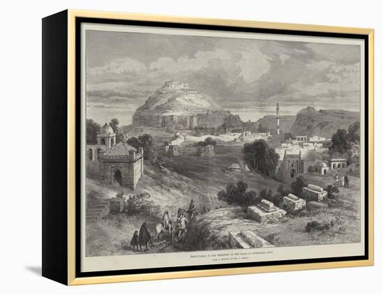 Dowlutabad, in the Territory of the Nizam of Hyderabad, India-William 'Crimea' Simpson-Framed Premier Image Canvas