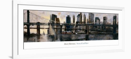 Down at East River-Marti Bofarull-Framed Art Print