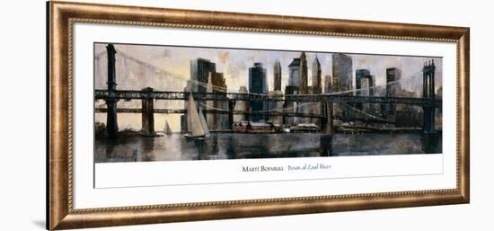 Down at East River-Marti Bofarull-Framed Art Print