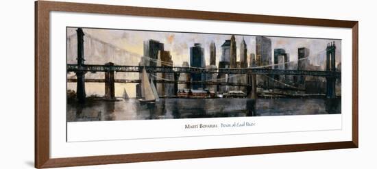 Down at East River-Marti Bofarull-Framed Art Print