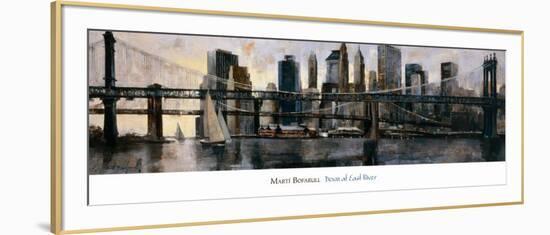 Down at East River-Marti Bofarull-Framed Art Print