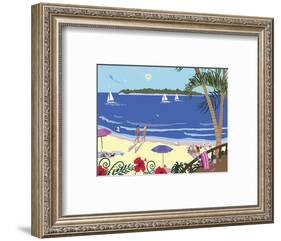 Down By The Seashore-Cindy Wider-Framed Giclee Print
