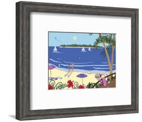 Down By The Seashore-Cindy Wider-Framed Giclee Print