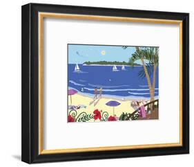 Down By The Seashore-Cindy Wider-Framed Giclee Print