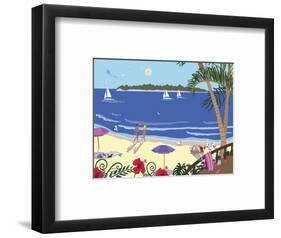 Down By The Seashore-Cindy Wider-Framed Giclee Print