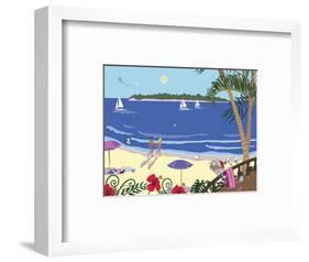 Down By The Seashore-Cindy Wider-Framed Giclee Print