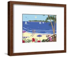 Down By The Seashore-Cindy Wider-Framed Giclee Print