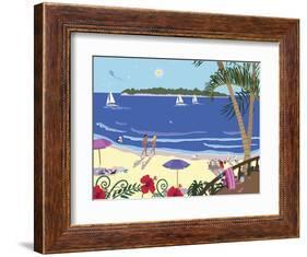 Down By The Seashore-Cindy Wider-Framed Giclee Print
