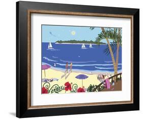 Down By The Seashore-Cindy Wider-Framed Giclee Print