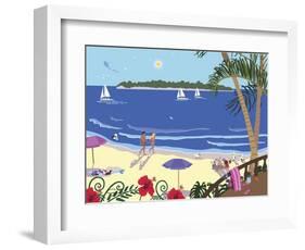 Down By The Seashore-Cindy Wider-Framed Giclee Print