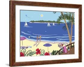 Down By The Seashore-Cindy Wider-Framed Giclee Print