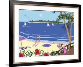 Down By The Seashore-Cindy Wider-Framed Giclee Print