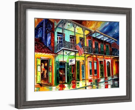 Down On Bourbon Street-Diane Millsap-Framed Art Print
