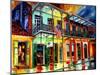 Down On Bourbon Street-Diane Millsap-Mounted Art Print