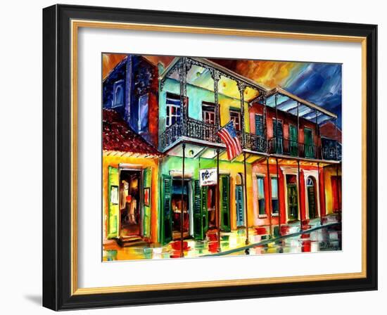 Down On Bourbon Street-Diane Millsap-Framed Art Print