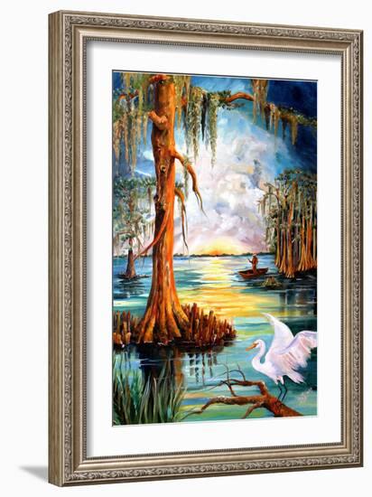 Down on the Bayou-Diane Millsap-Framed Art Print