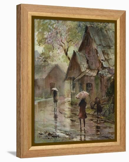 Down Pour-LaVere Hutchings-Framed Premier Image Canvas